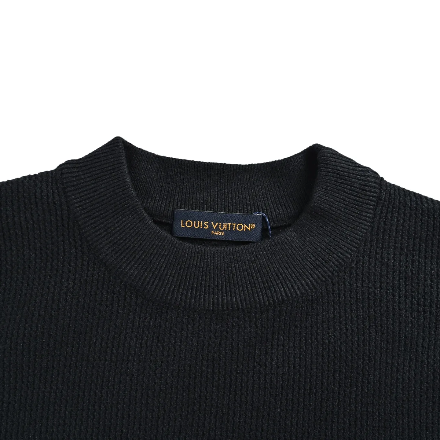 Louis Vuitton/Louis Vuitton Letter Embroidered Round Neck Sweater